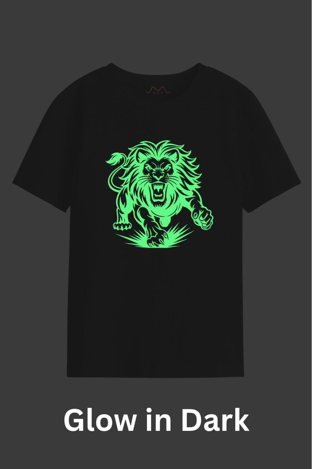 Kids Night Glow TShirt - Lion