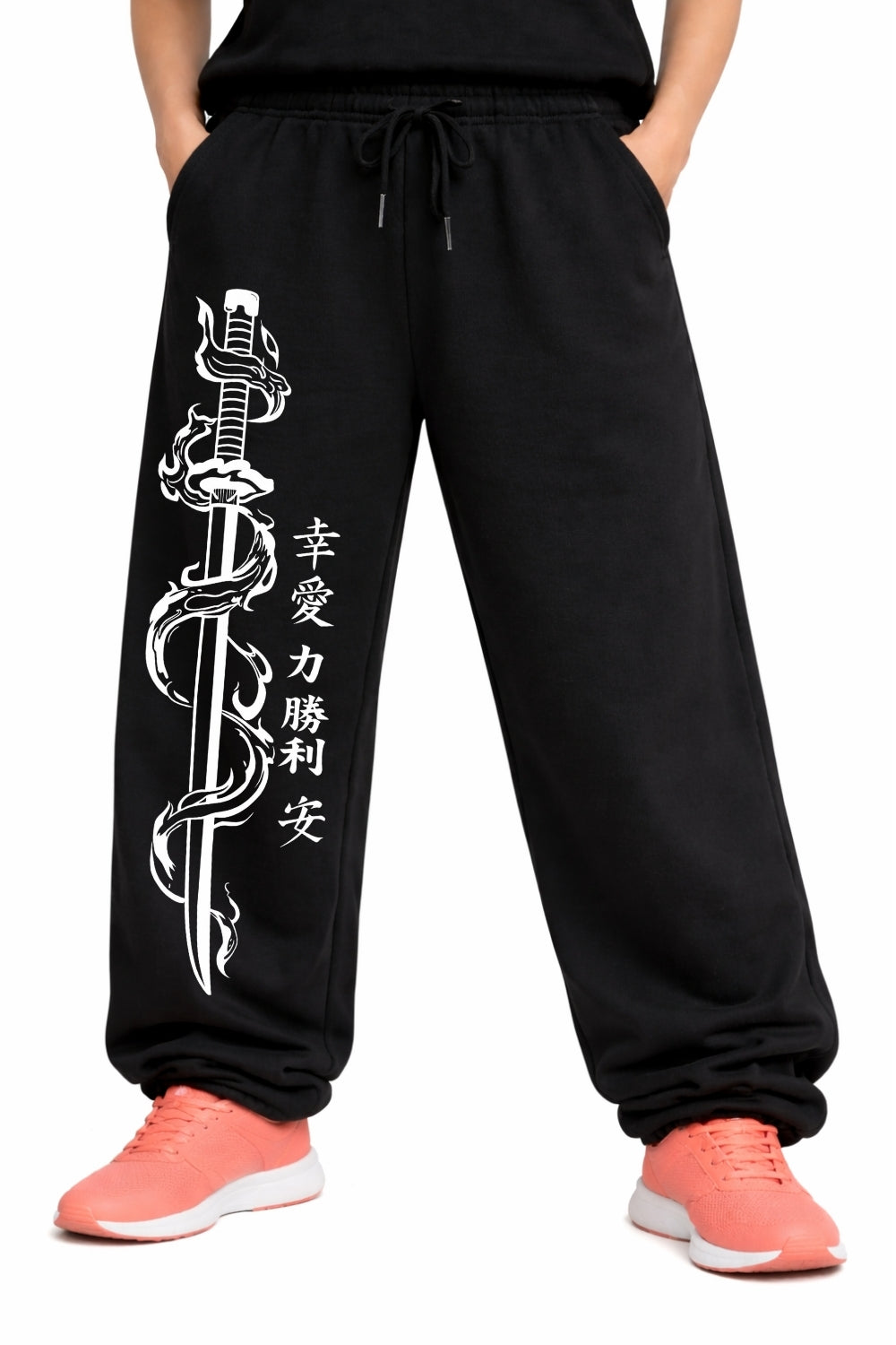 Women Cotton Baggy Pant-Sword
