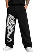 Cotton Baggy 240 GSM Heavy SweatPant-Dragon