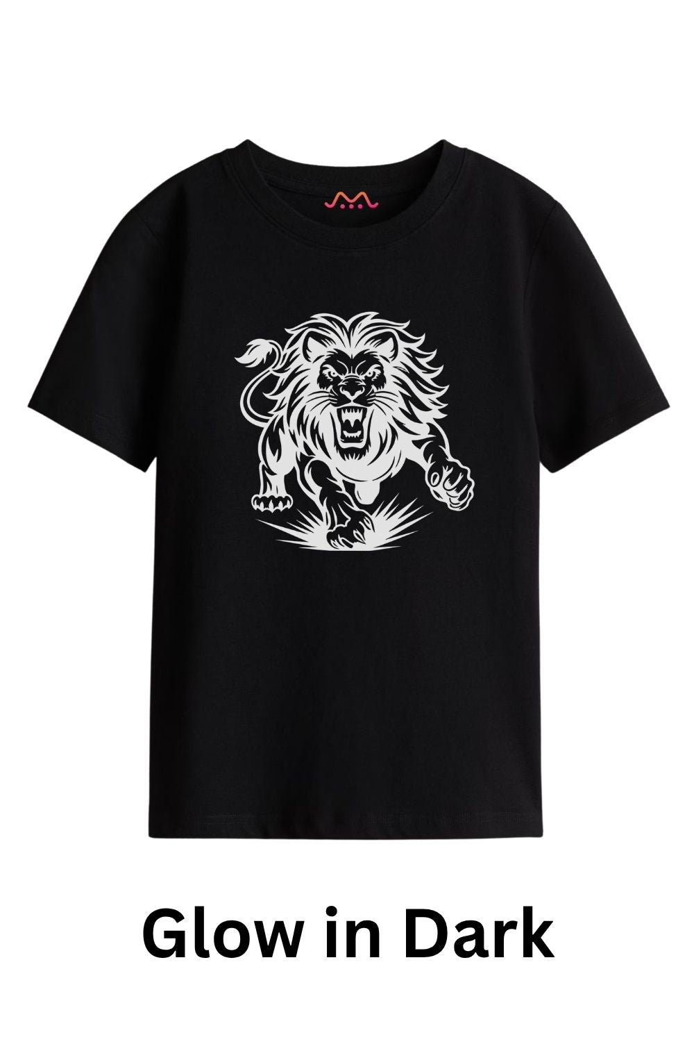 Kids Night Glow TShirt - Lion