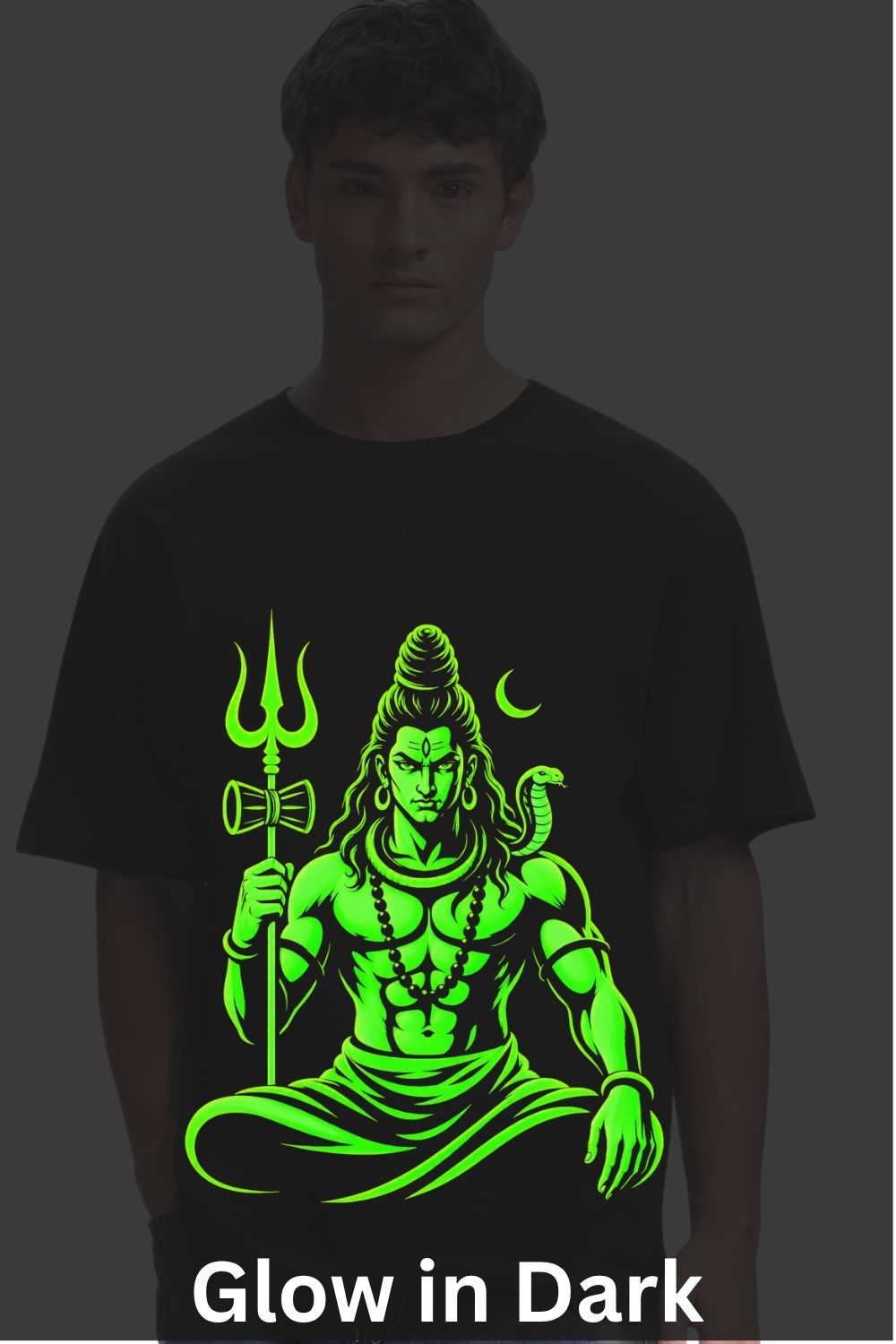 Shiva Night Glow Oversized T-Shirt