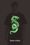 Night Glow Oversized T-Shirt-Dragon