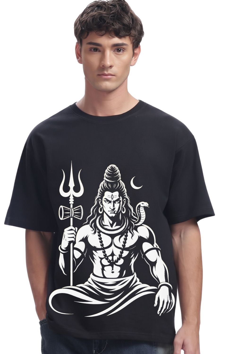 Shiva Night Glow Oversized T-Shirt