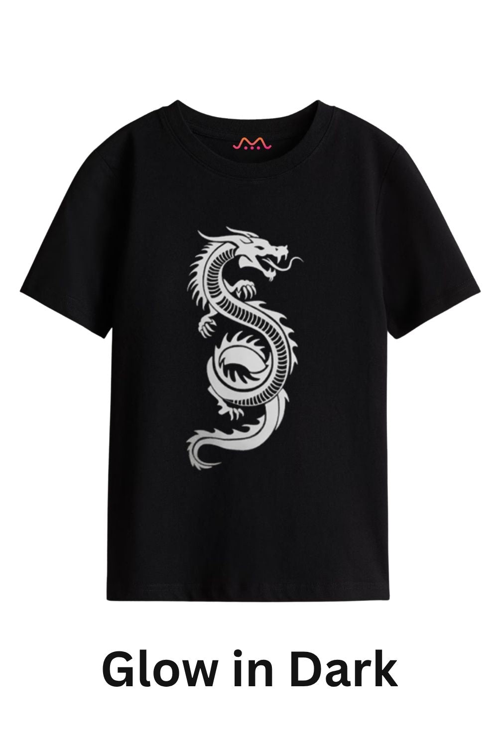 Kids Night Glow TShirt -Dragon